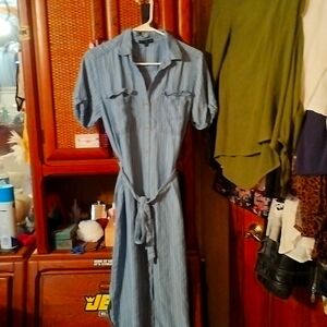 Velvet Heart Blue Striped Dress